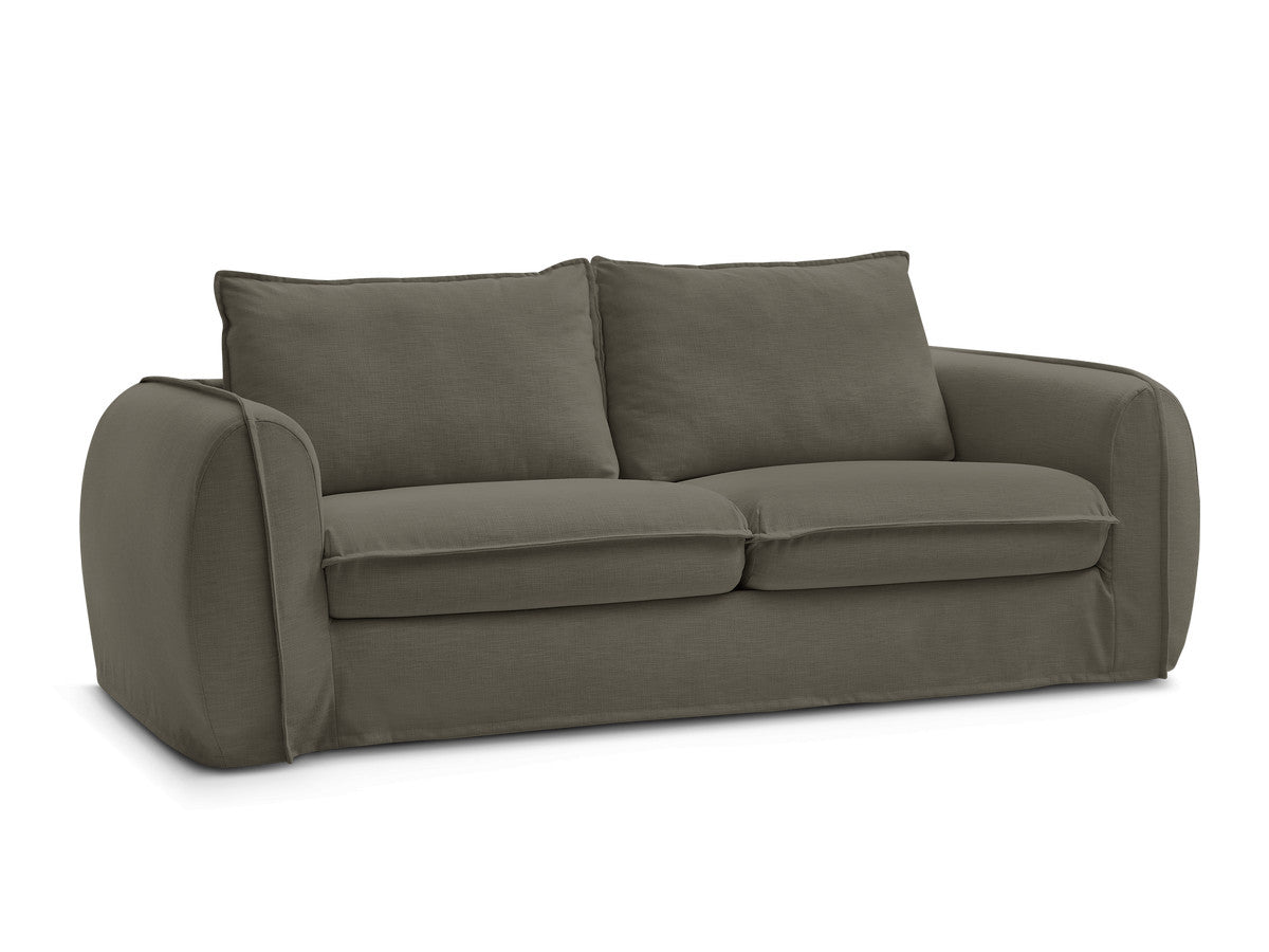 Rett sovesofa ARCHIMEDE med hurtigåpning avtakbart trekk