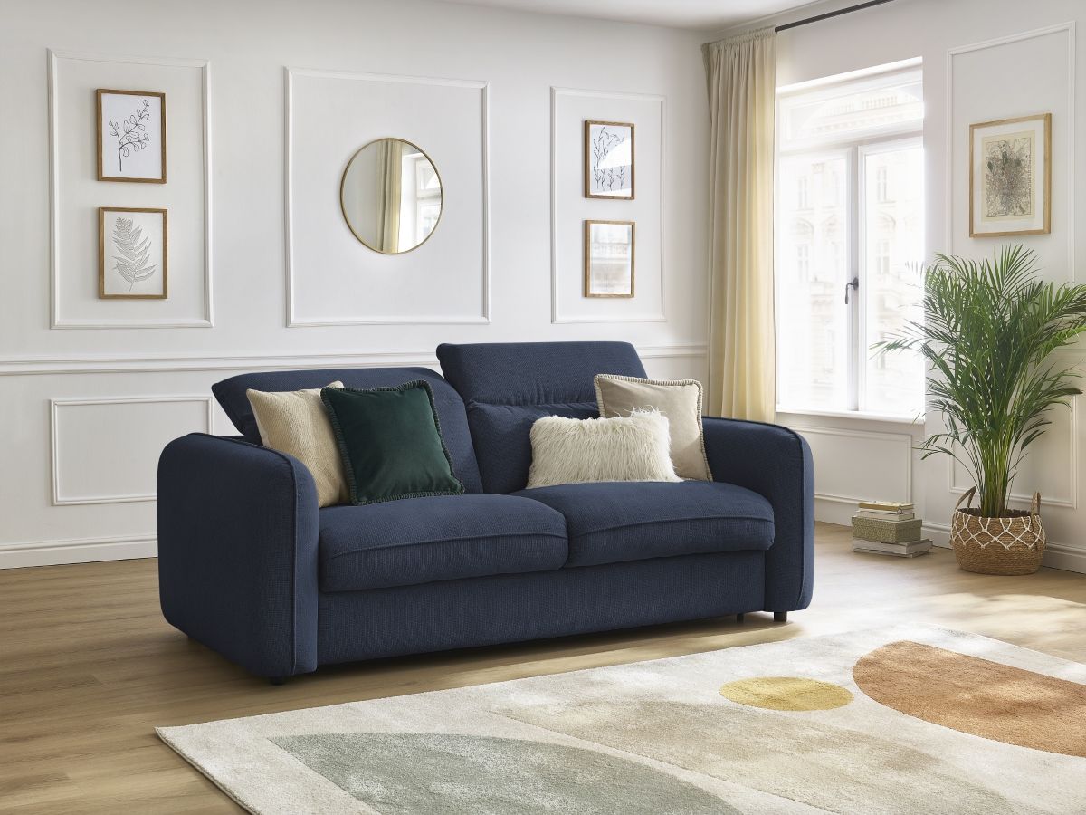 Rett sovesofa med hurtigåpning ACHILLE