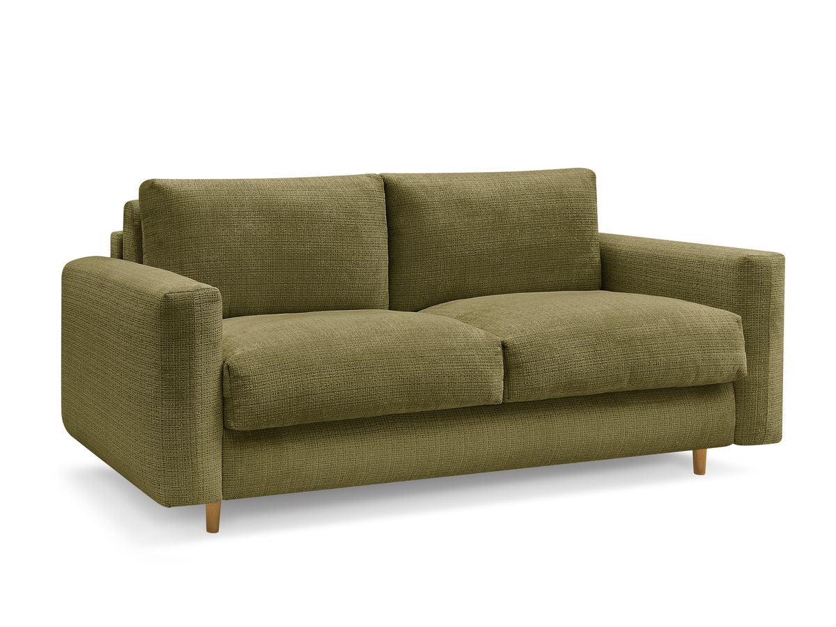 Rett sovesofa NYHET COCOONE med hurtigåpning i teksturert stoff