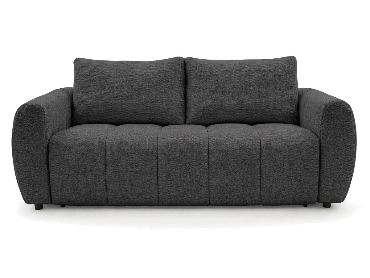 Rett sovesofa med hurtigåpning 3-seter FUJI i melert stoff