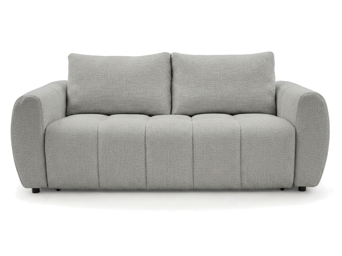 Rett sovesofa med hurtigåpning 3-seter FUJI i melert stoff