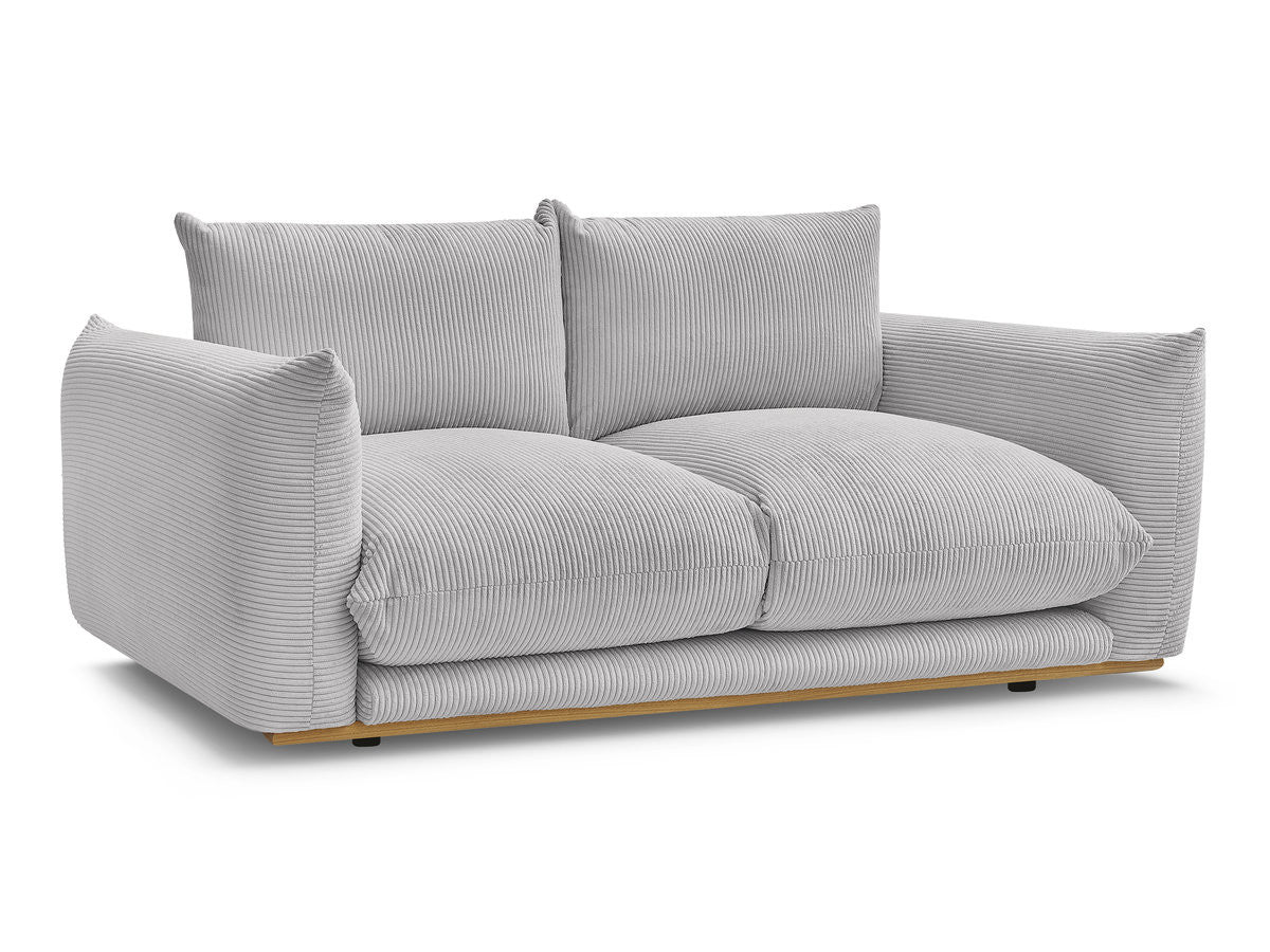 Rett sofa 2-seter ERNEST i kordfløyel