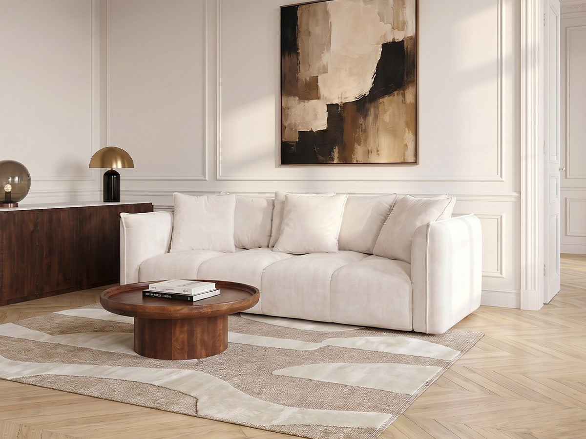 Rett sofa 3-seter dyp sits HARLEM
