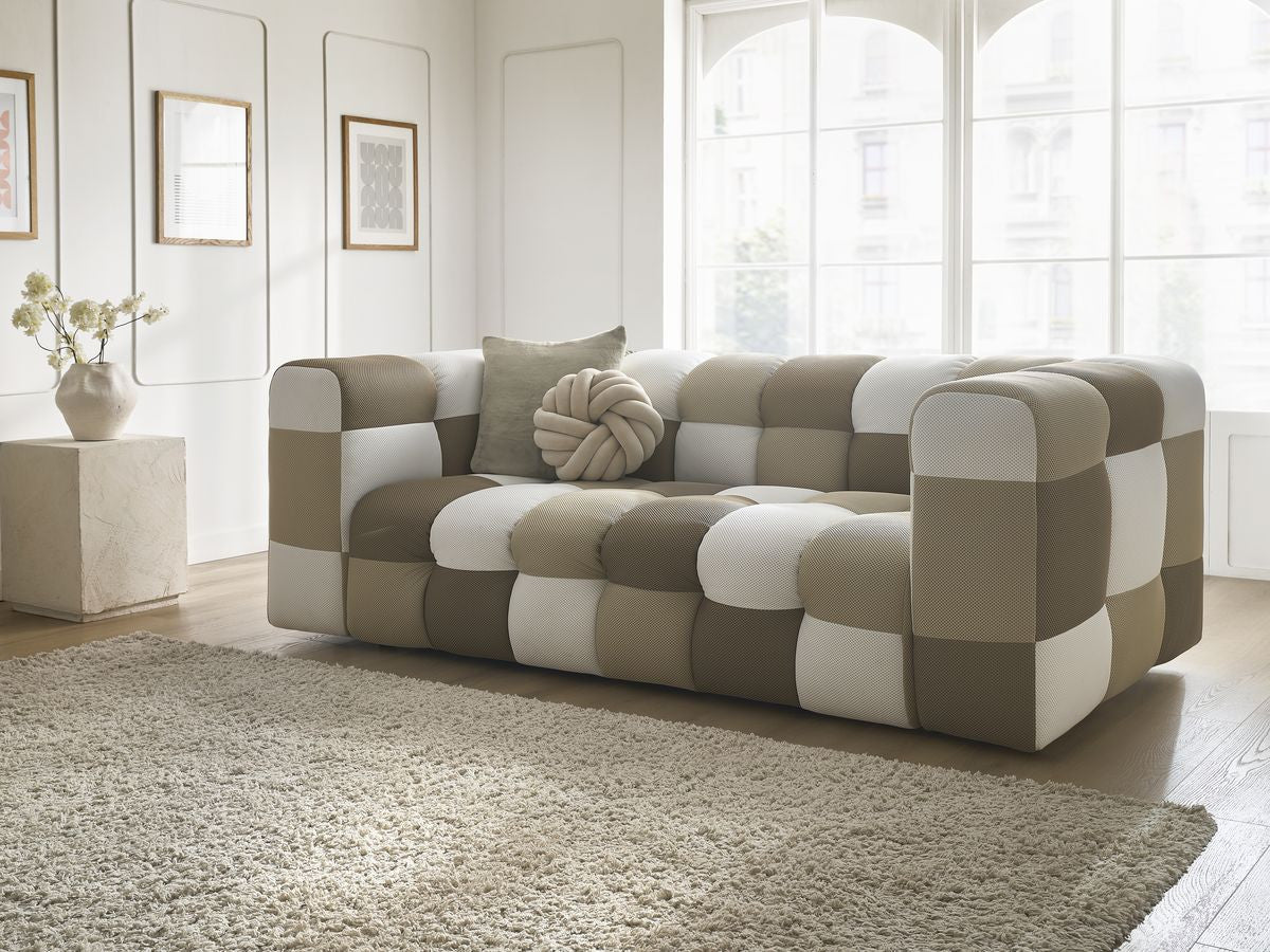 Rett sofa 3-seter CLOUD begrenset utgave i mesh