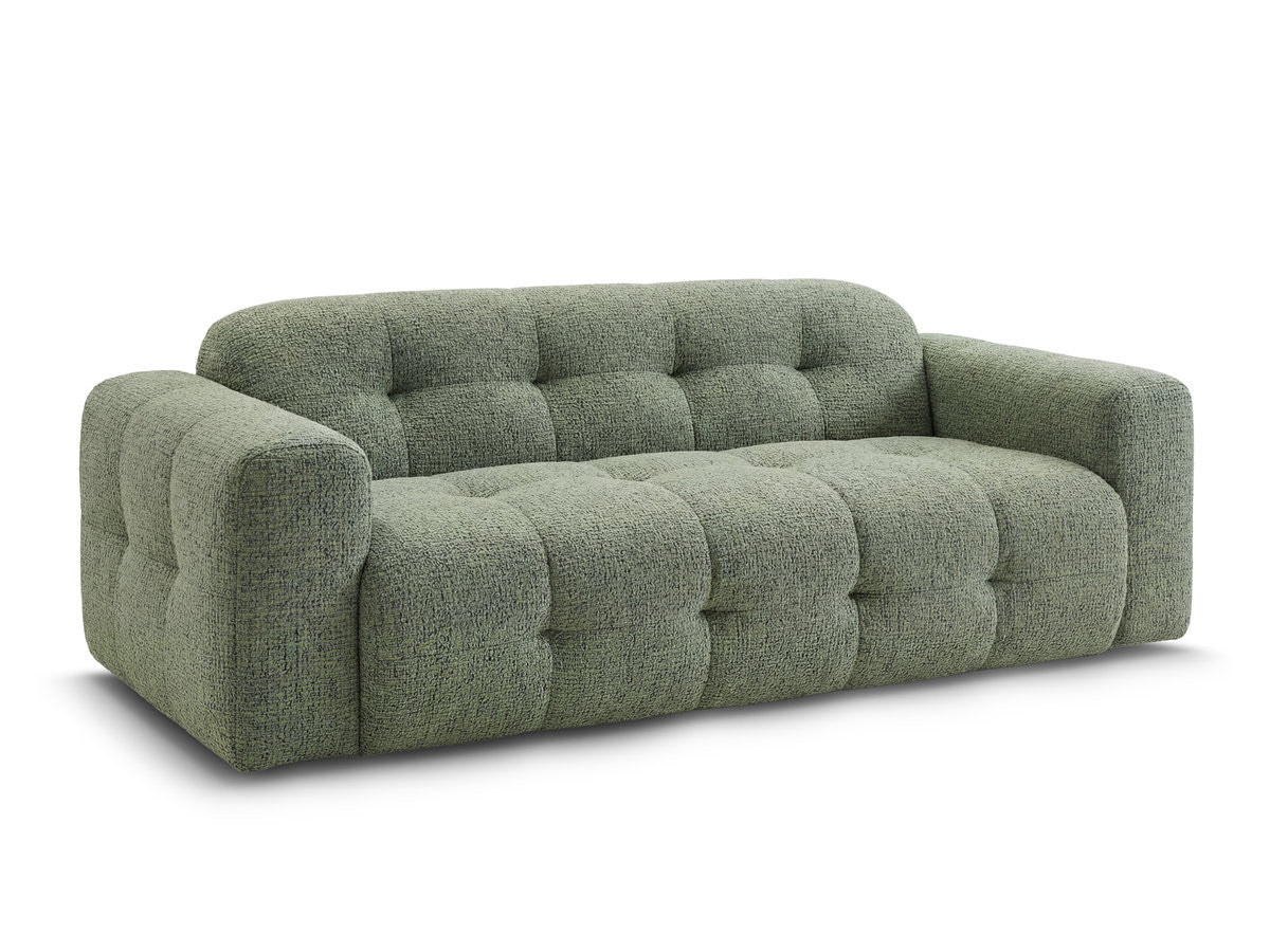 Rett sofa 3-seter LAURA i melert stoff