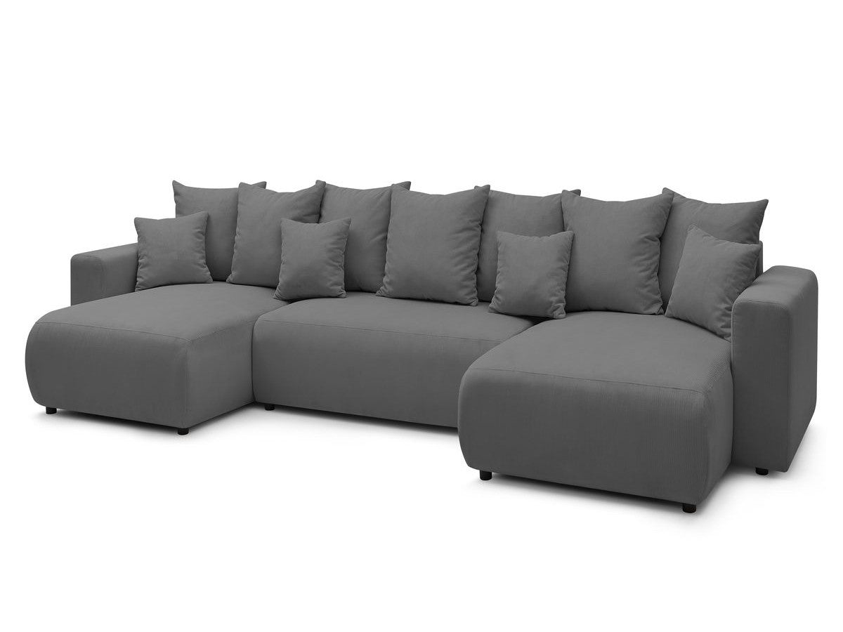 U-sovesofa med oppbevaring ENVY i kordfløyel