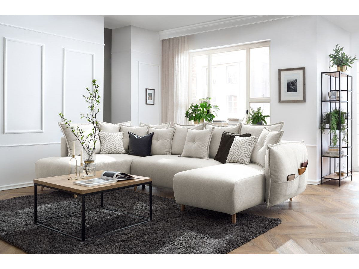 U-sovesofa med oppbevaring NESSA