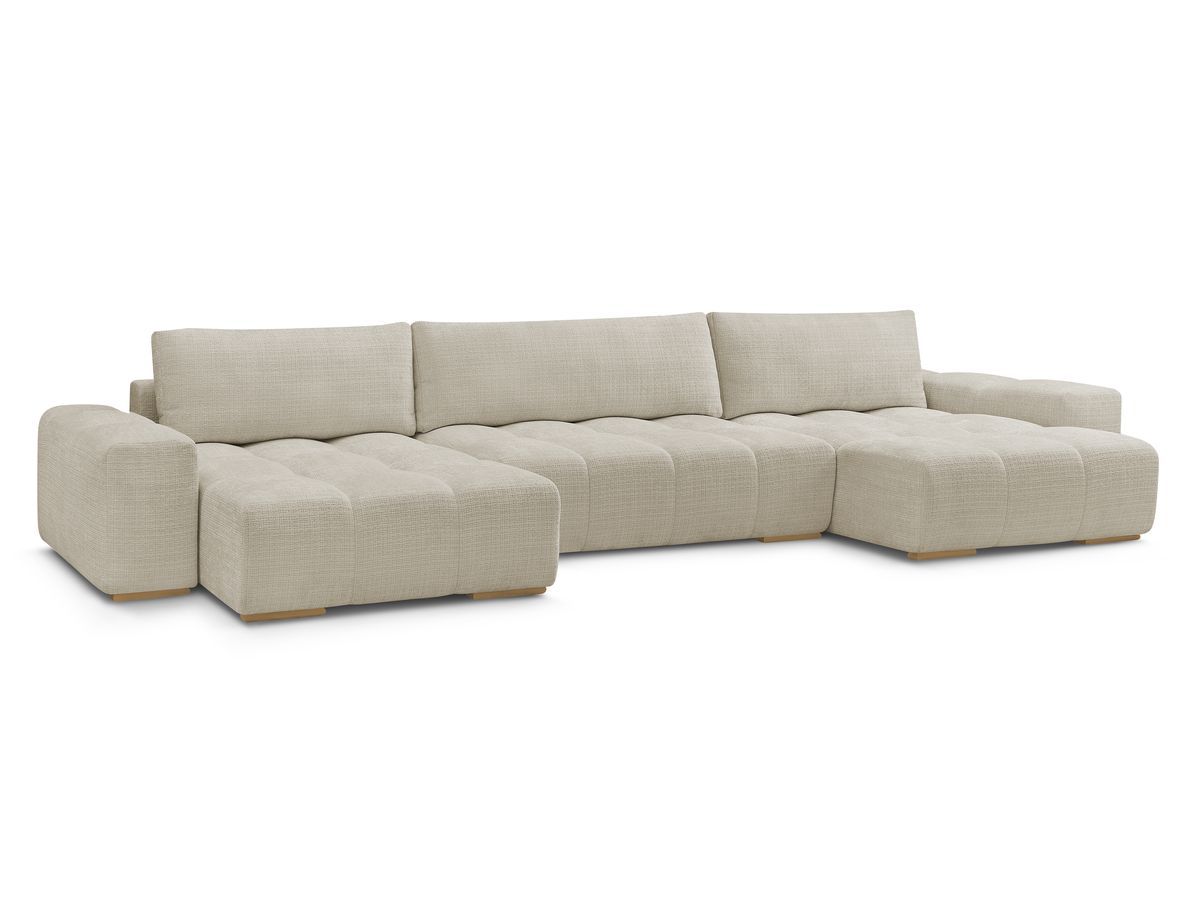 U-sofa ANAKIN i teksturert stoff