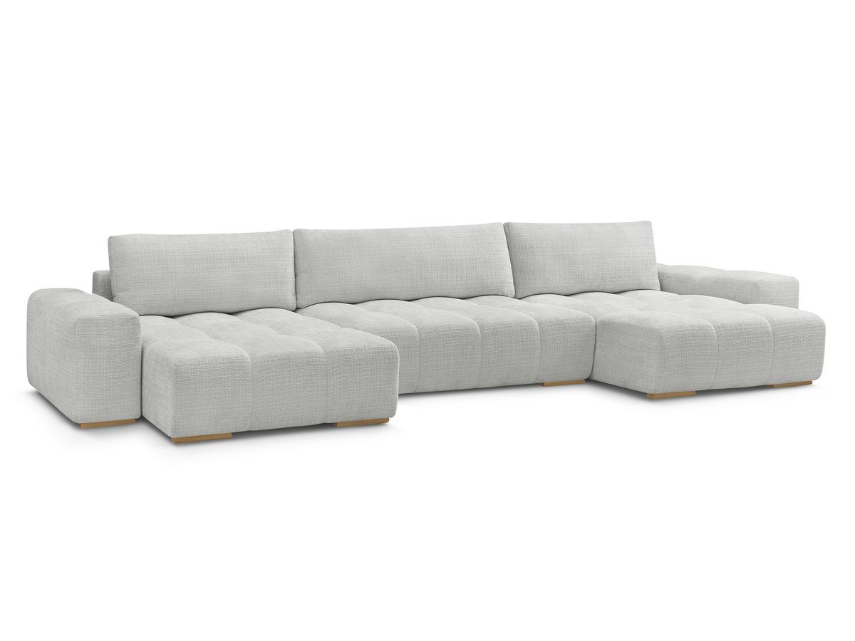 U-sofa ANAKIN i teksturert stoff