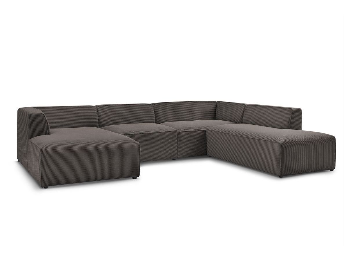 U-sofa MEGEVE i kordfløyel