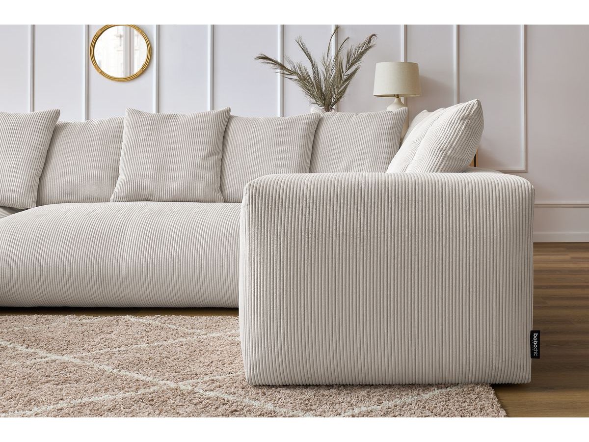 U-sofa modulær VOLTAIRE 1 sjeselong, 1 sittemodul 2-seter, 1 hjørne, 1 sittemodul 1-seter