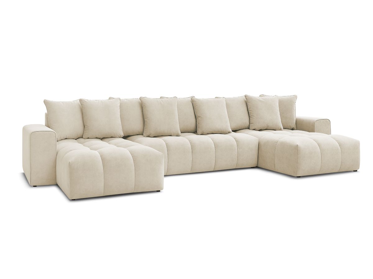 U-sofa MONT-BLANC fløyel