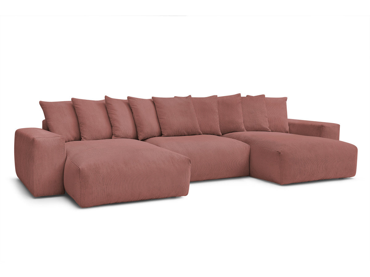 U-sofa VOLTAIRE i kordfløyel