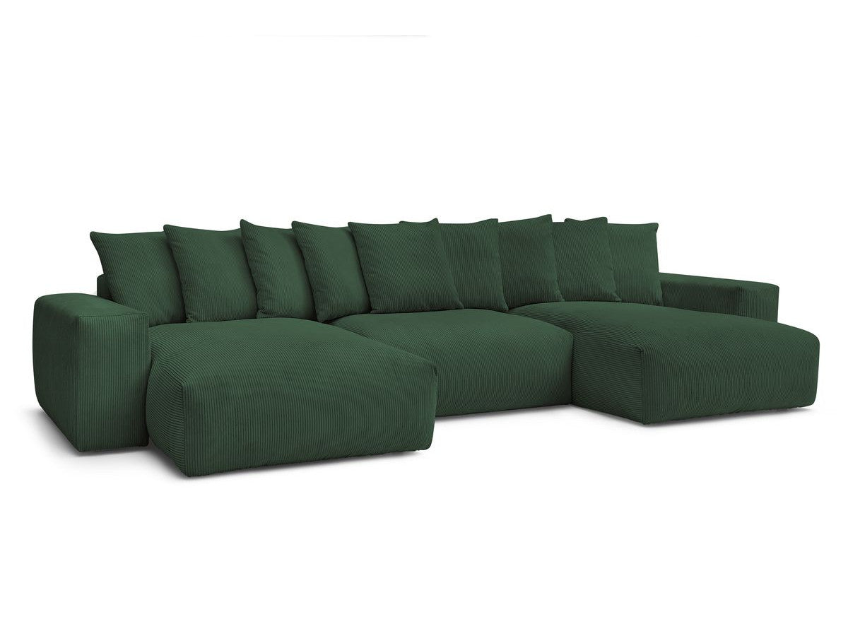 U-sofa VOLTAIRE i kordfløyel