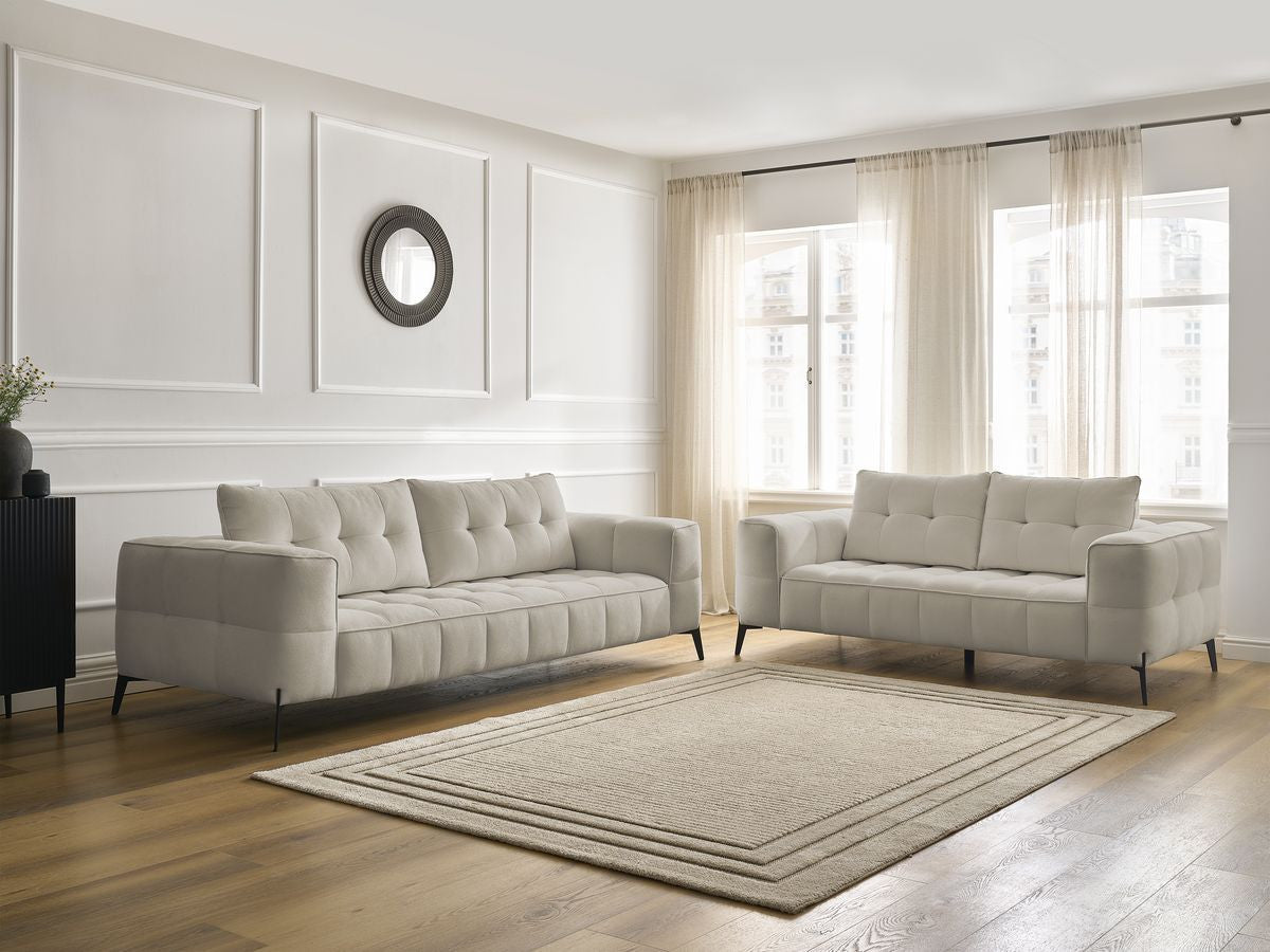 Sofagruppe 3 + 2 seter ANIS i teksturert stoff