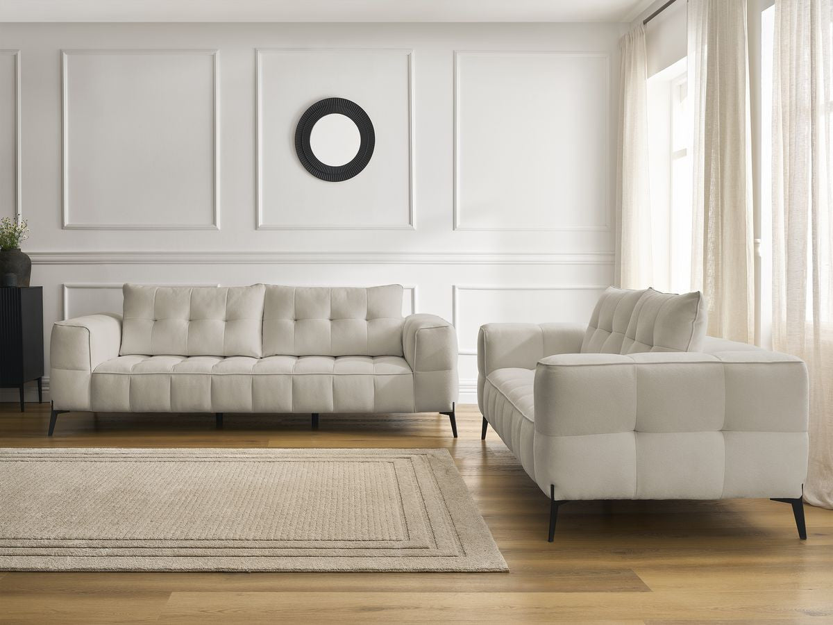 Sofagruppe 3 + 2 seter ANIS i teksturert stoff