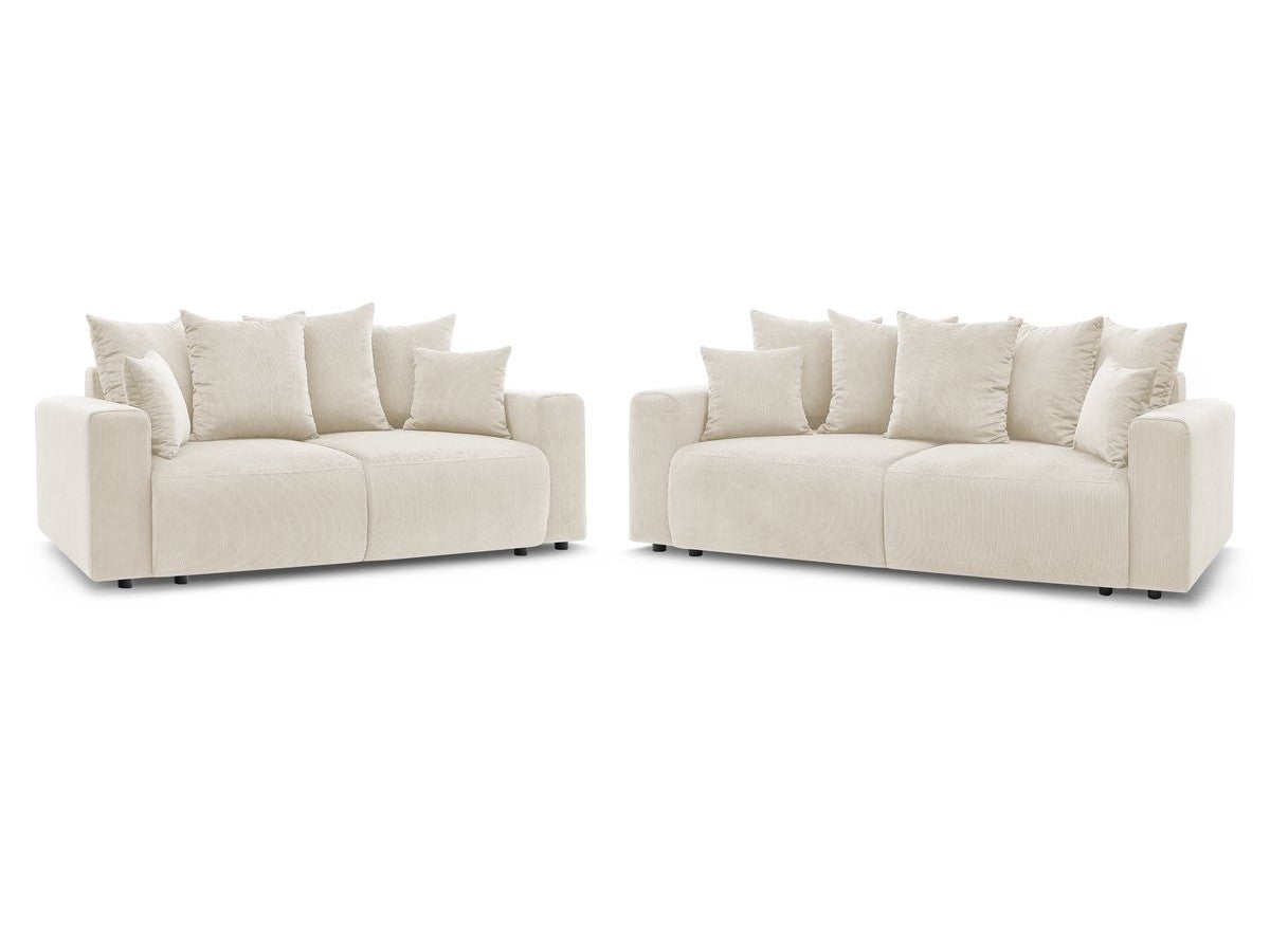 Sofagruppe 3 + 2 seter ENVY i kordfløyel