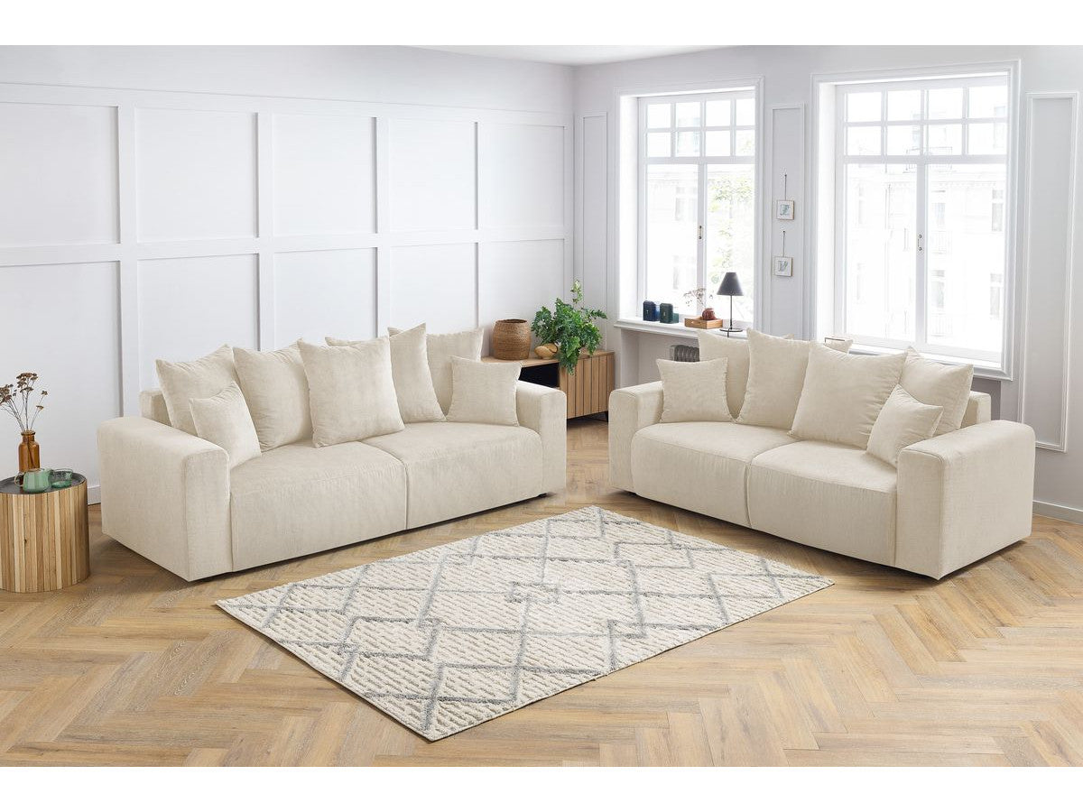 Sofagruppe 3 + 2 seter ENVY i kordfløyel