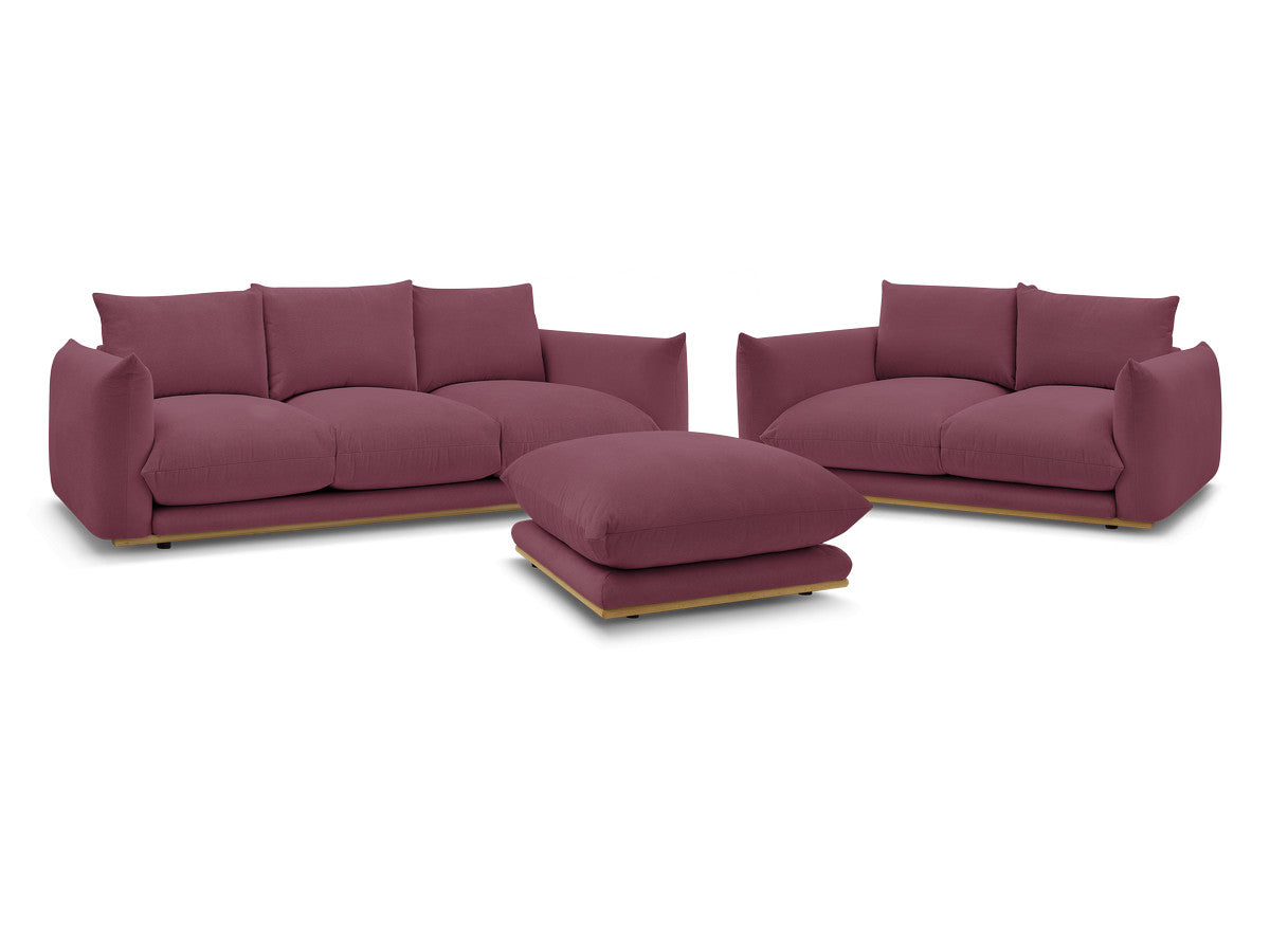 Sofagruppe 3+2 seter ERNEST med puff