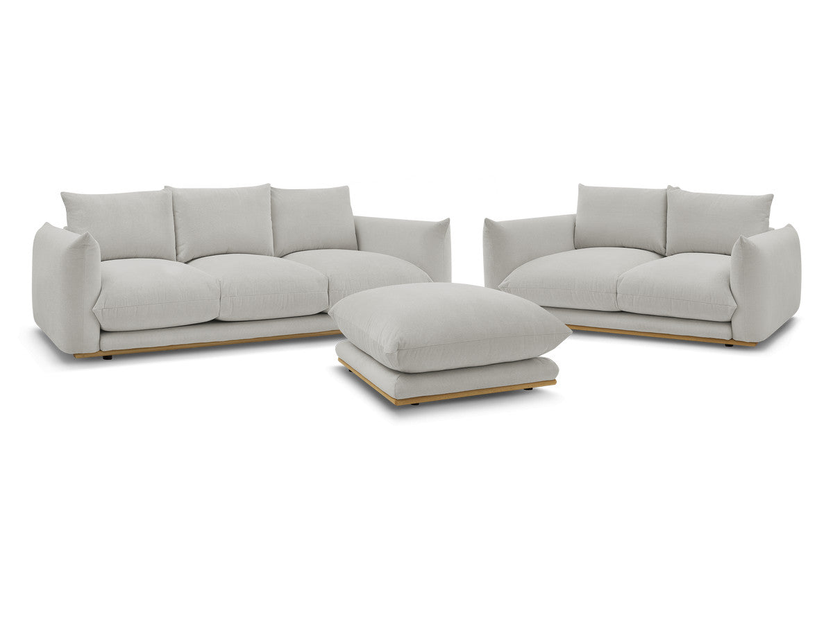 Sofagruppe 3+2 seter ERNEST med puff