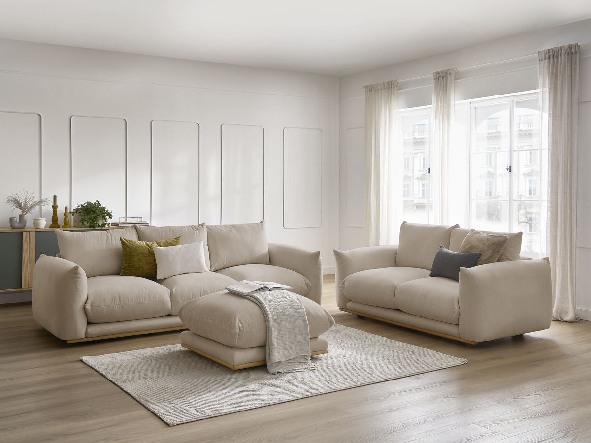 Sofagruppe 3+2 seter ERNEST med puff