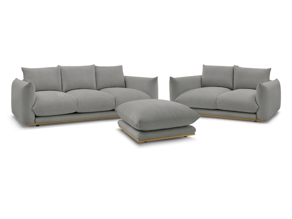 Sofagruppe 3+2 seter ERNEST med puff