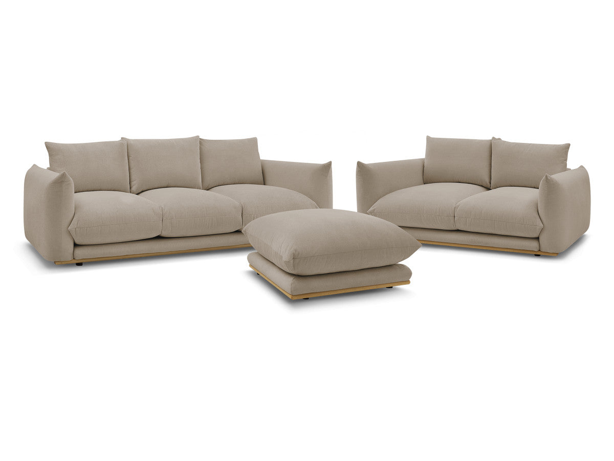 Sofagruppe 3+2 seter ERNEST med puff