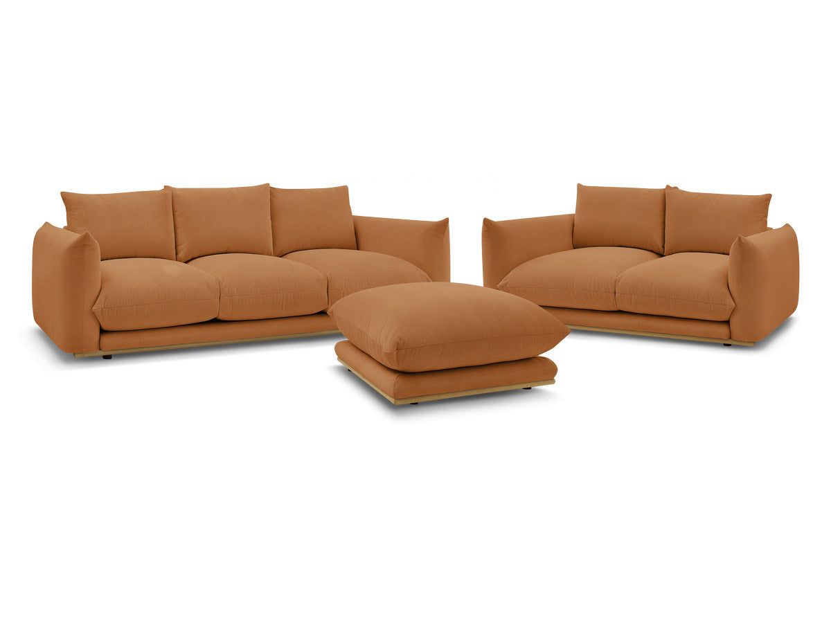 Sofagruppe 3+2 seter ERNEST med puff