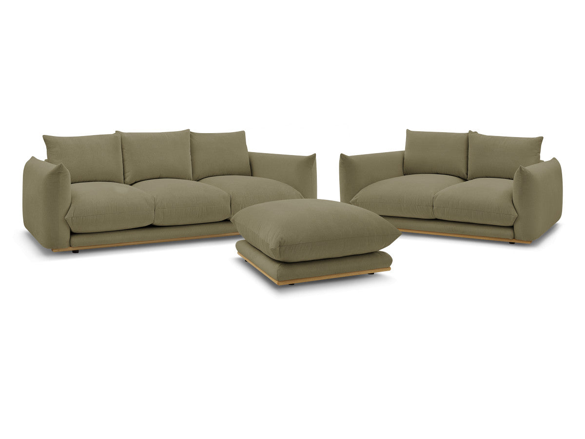 Sofagruppe 3+2 seter ERNEST med puff