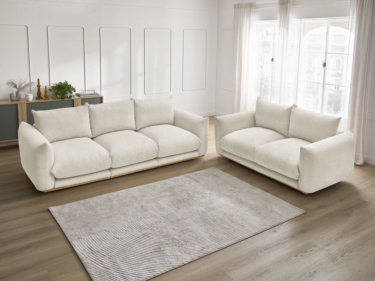 Sofagruppe 3 + 2 seter ERNEST i fløyel kord