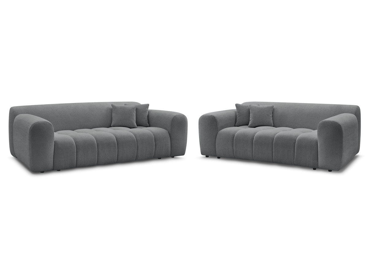 Sofagruppe 3 + 2 seter MELISSE i melert stoff