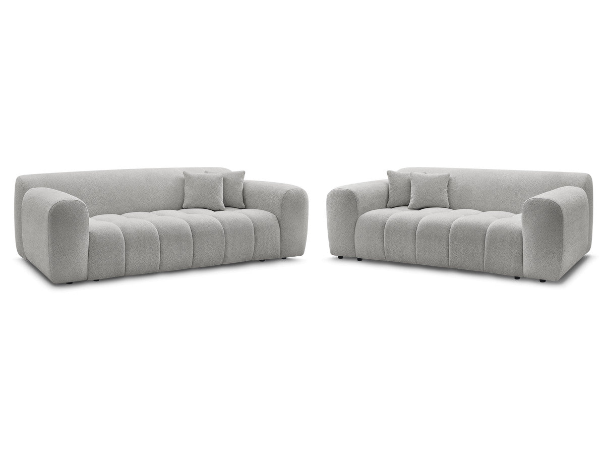 Sofagruppe 3 + 2 seter MELISSE i melert stoff