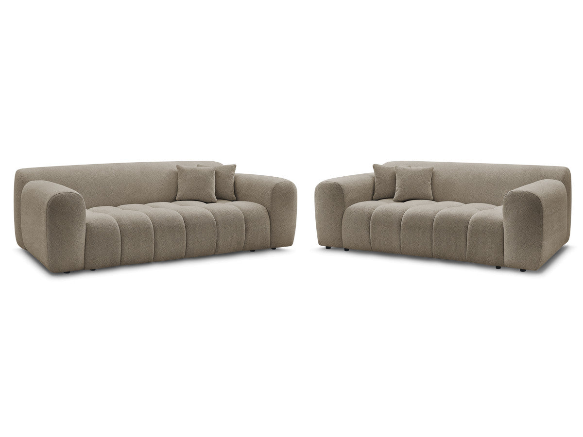 Sofagruppe 3 + 2 seter MELISSE i melert stoff