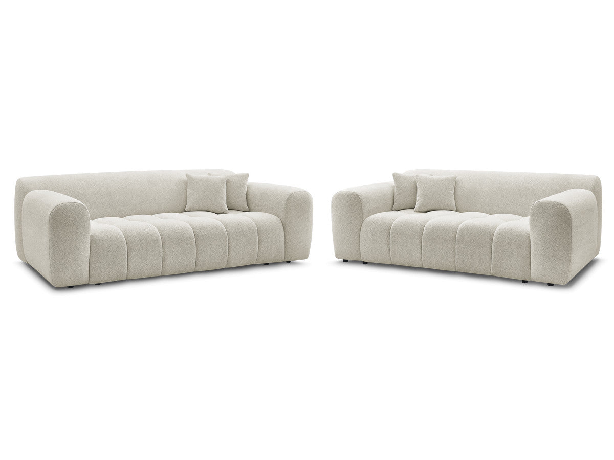 Sofagruppe 3 + 2 seter MELISSE i melert stoff