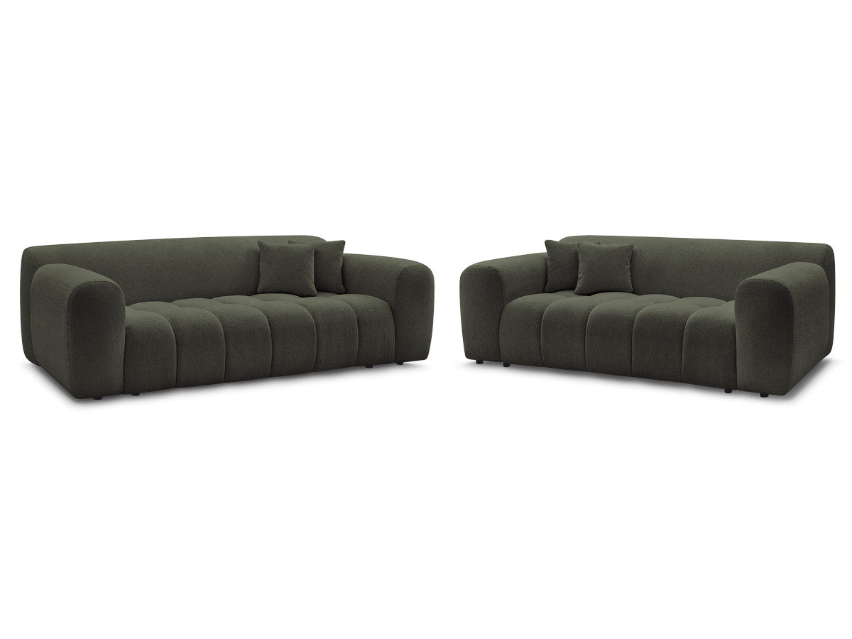 Sofagruppe 3 + 2 seter MELISSE i melert stoff
