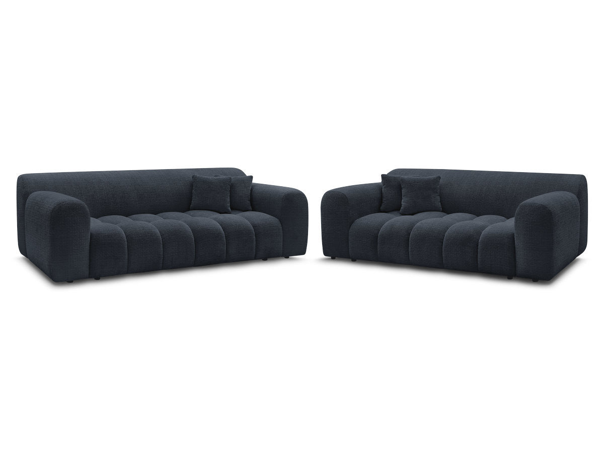 Sofagruppe 3 + 2 seter MELISSE i teksturert stoff