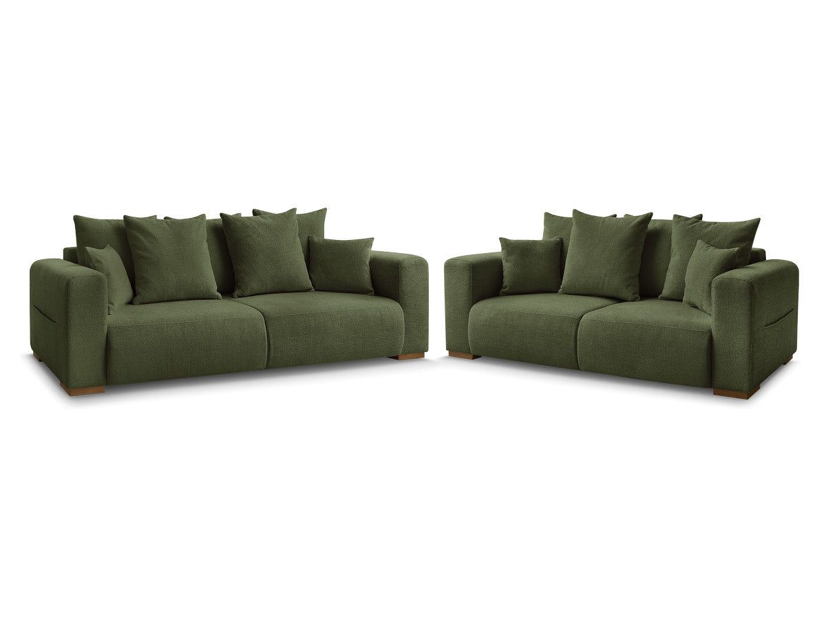 Sofagruppe 3 + 2 seter SIDONIE i melert stoff