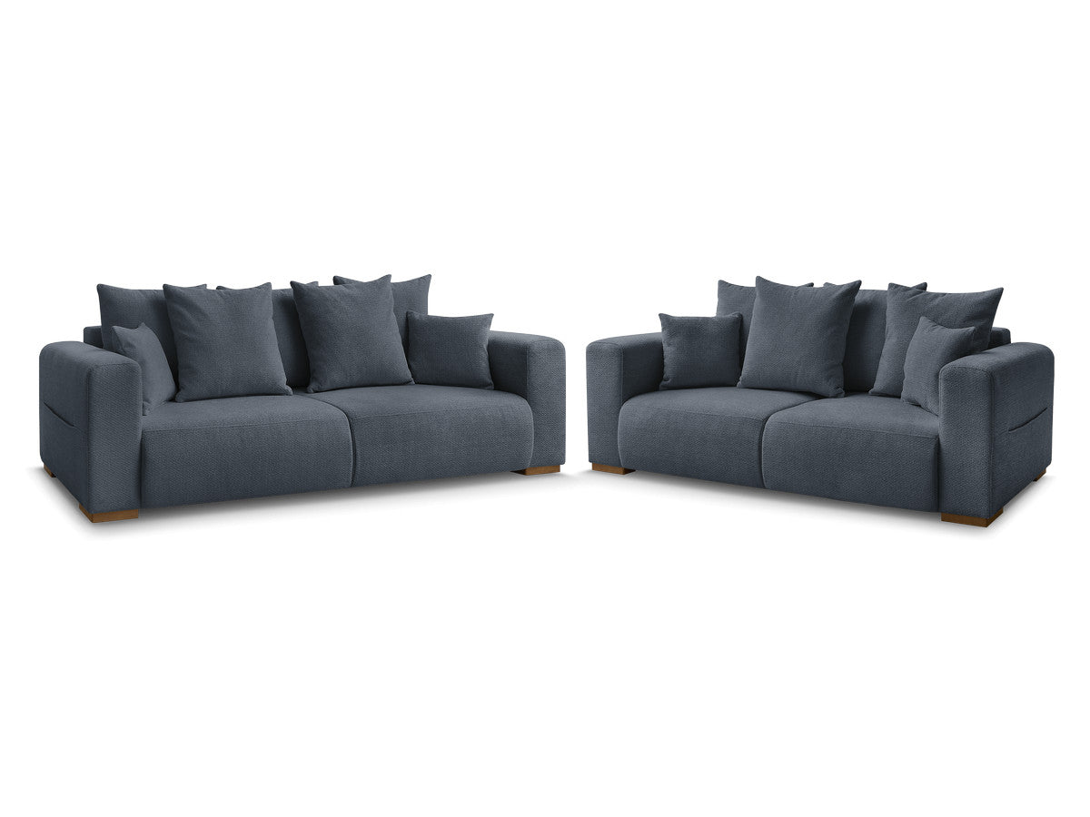 Sofagruppe 3 + 2 seter SIDONIE i melert stoff