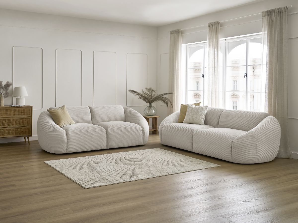 Sofagruppe 3 + 2 seter TINA i kordfløyel