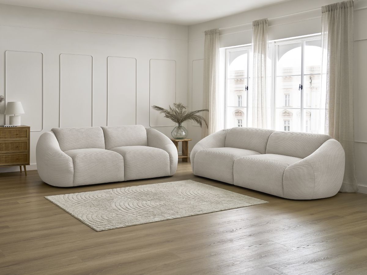 Sofagruppe 3 + 2 seter TINA i kordfløyel